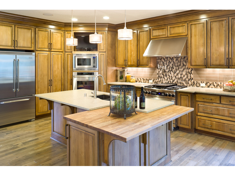 Luxury House Plan Kitchen Photo 01 - Verbena Hill Craftsman Home 011D-0417 - Shop House Plans and More