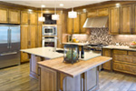 Luxury House Plan Kitchen Photo 01 - Verbena Hill Craftsman Home 011D-0417 - Shop House Plans and More