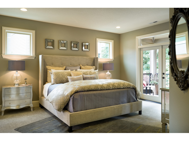 Luxury House Plan Master Bedroom Photo 02 - Verbena Hill Craftsman Home 011D-0417 - Shop House Plans and More