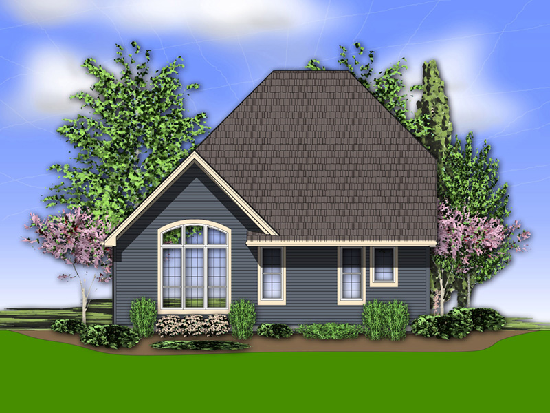Country House Plan Rear Photo 01 - Sage Creek Country Home 011D-0434 - Shop House Plans and More