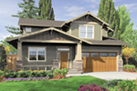 Mountain House Plan Front of Home - Kirkland Hill Craftsman Home 011D-0440 - Search House Plans and More