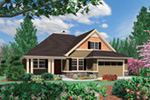 Arts & Crafts House Plan Front Image - Gladwick Country Home 011D-0507 - Search House Plans and More