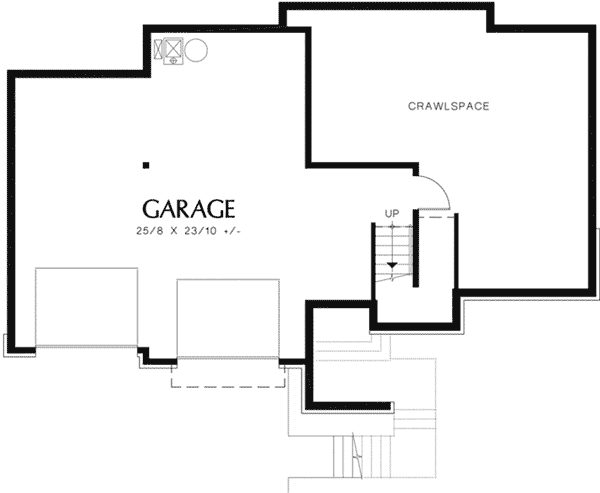 Neoclassical Home Plan Home Plan Garage 011D-0519