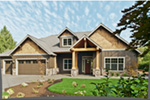 Mountain House Plan Front Photo 06 - Wrights Creek Craftsman Home 011D-0526 - Shop House Plans and More