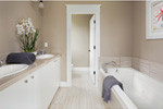 Arts & Crafts House Plan Master Bathroom Photo 01 - Lucy Hill Narrow Lot Home 011D-0542 - Shop House Plans and More