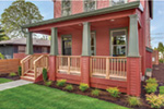 Arts & Crafts House Plan Porch Photo 01 - Lucy Hill Narrow Lot Home 011D-0542 - Shop House Plans and More