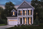 Traditional House Plan Front of House 011D-0564