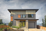 Contemporary House Plan Front of House 011D-0586