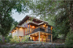 Modern House Plan Rear Photo 03 - Modern Home Floor 011D-0588 - Search House Plans and More