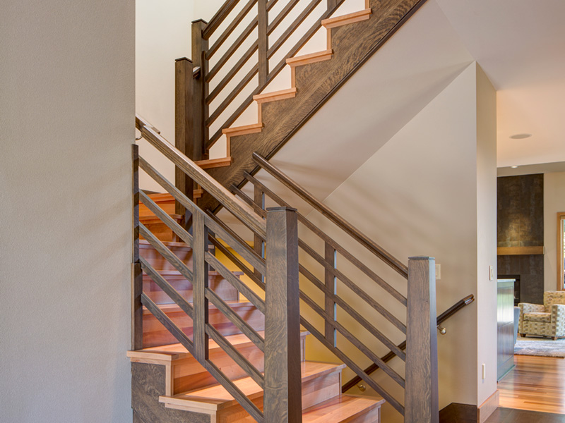Modern House Plan Stairs Photo 01 - Modern Home Floor 011D-0588 - Search House Plans and More