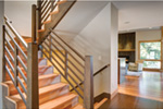 Modern House Plan Stairs Photo 02 - Modern Home Floor 011D-0588 - Search House Plans and More
