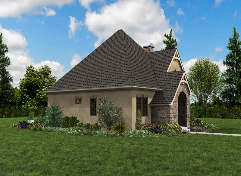 Cabin & Cottage House Plan Front Photo 02 - Boyle European Cottage Home 011D-0591 - Search House Plans and More