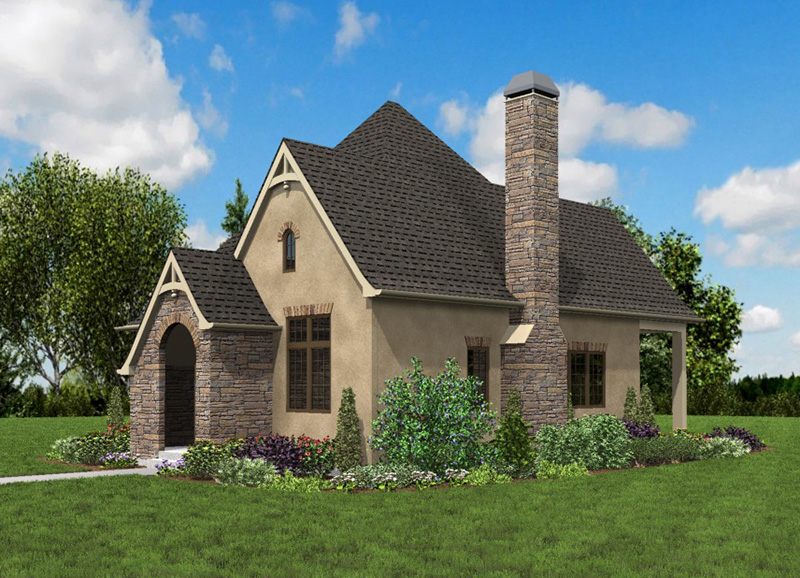 Cabin & Cottage House Plan Front Photo 03 - Boyle European Cottage Home 011D-0591 - Search House Plans and More