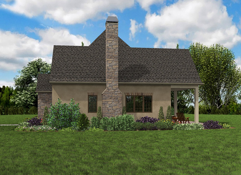 Ranch House Plan Front Photo 07 - Boyle European Cottage Home 011D-0591 | House Plans and More