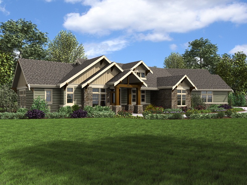 Joanna Hill Craftsman Home Plan 011d-0607 - Search House Plans And More