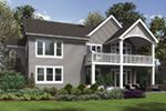 European House Plan Rear Photo 01 - Mandy Lane Country Home 011D-0608 - Shop House Plans and More