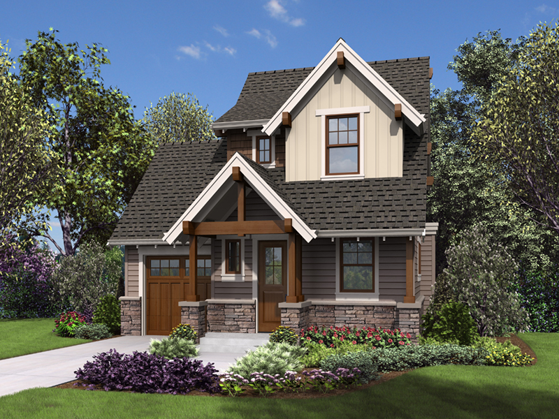 Parson Field Craftsman Cottage Plan 011D-0612 - Shop House Plans and More