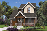 Craftsman House Plan Front of Home -  011D-0612 | House Plans and More
