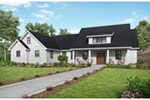 Country House Plan Front of House 011D-0617