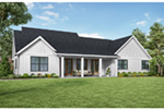 Southern House Plan Rear Photo 01 - Frazier Farm Modern Farmhouse 011D-0617 - Search House Plans and More