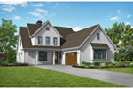 Prairie House Plan Front of House 011D-0622