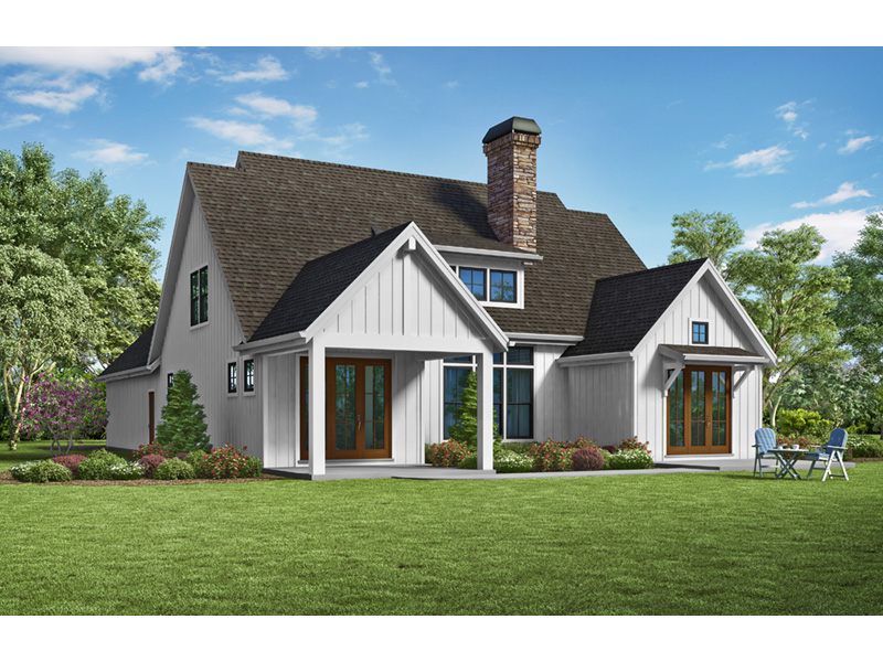 Farmhouse Plan Rear Photo 01 -  011D-0622 | House Plans and More