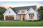Farmhouse Plan Front of Home - Mercer Way Modern Farmhouse  011D-0627 | House Plans and More