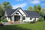 Craftsman House Plan Rear Photo 01 -  011D-0646 | House Plans and More