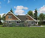 Shingle House Plan Side View Photo - 011D-0647 | House Plans and More