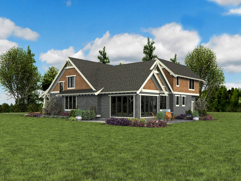 Country House Plan Side View Photo 02 - Johnstone Bungalow Home 011D-0647 - Search House Plans and More