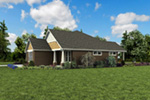 Ranch House Plan Side View Photo 01 - 011D-0665 | House Plans and More