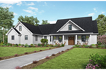 Modern House Plan Front of Home - Murphy Lane Modern Farmhouse 011D-0670 - Shop House Plans and More