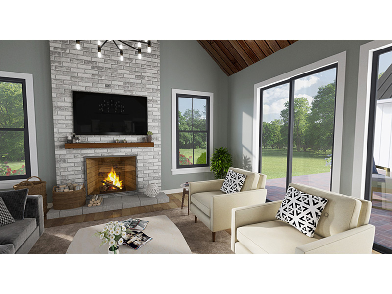 Farmhouse Plan Living Room Photo 01 - 011D-0682 | House Plans and More