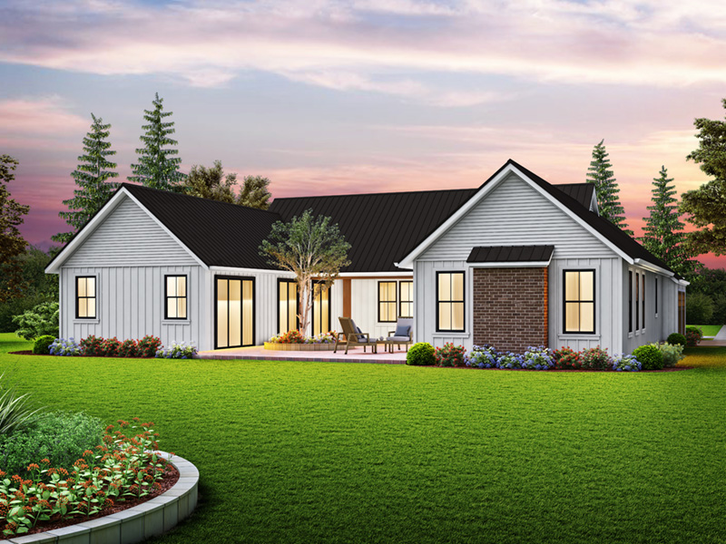 Farmhouse Plan Rear Photo 01 - 011D-0682 | House Plans and More