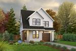 Modern Farmhouse Plan Front of House 011D-0692