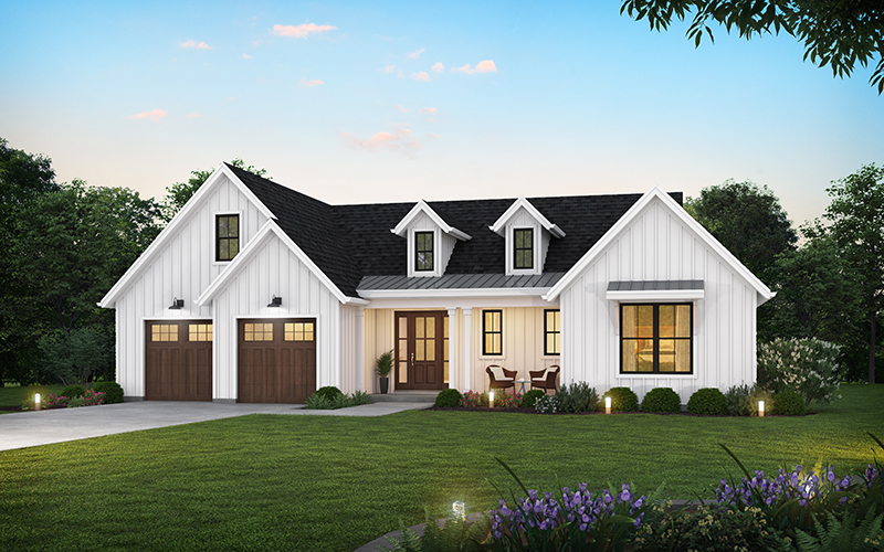 Country House Plan Front of Home - 011D-0704 - Shop House Plans and More