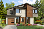 Modern House Plan Front of House 011D-0707
