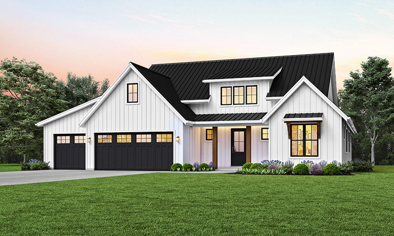 Cabin & Cottage House Plan Front of Home - 011D-0710 - Shop House Plans and More