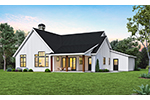 Cabin & Cottage House Plan Rear Photo 01 - 011D-0710 - Shop House Plans and More