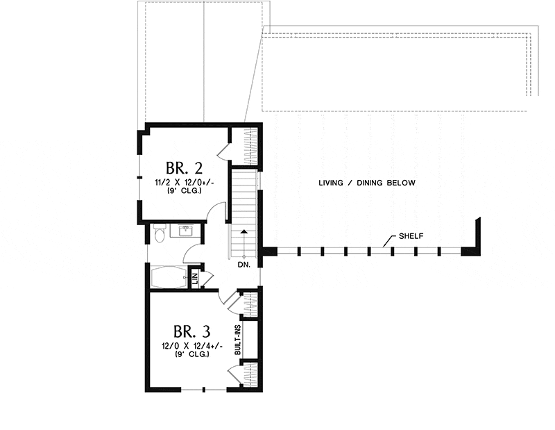 Building Plans Second Floor - 011D-0711 | House Plans and More