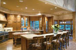 Mountain House Plan Kitchen Photo 04 - Cliffwood Trail Lodge Home 011S-0001 - Search House Plans and More