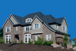Country French House Plan Front Photo 03 - Castlton European Grandeur Home 011S-0002 - Search House Plans and More