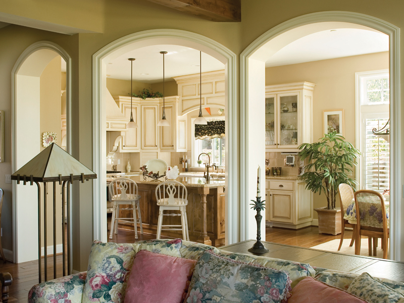 Country French House Plan Living Room Photo 03 - Castlton European Grandeur Home 011S-0002 - Search House Plans and More