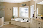 Neoclassical House Plan Master Bathroom Photo 02 - Castlton European Grandeur Home 011S-0002 | House Plans and More