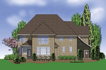 Country French House Plan Color Image of House - Castlton European Grandeur Home 011S-0002 - Search House Plans and More