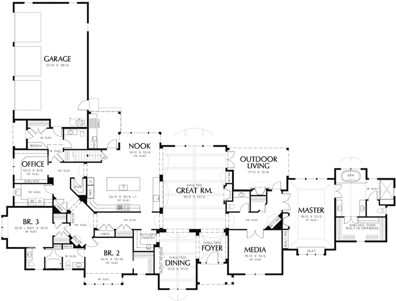  Champlain  Luxury Home  Plan  011S 0004 House  Plans  and More