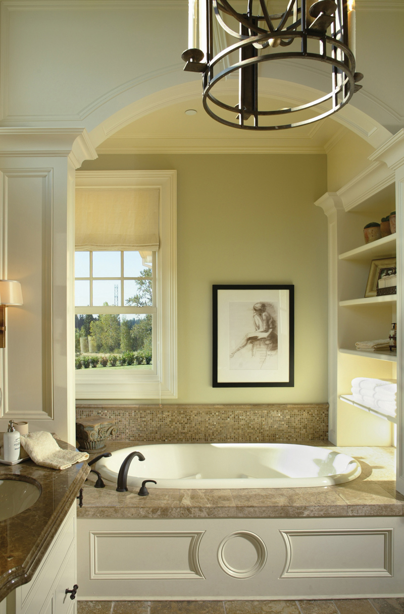 Luxury House Plan Master Bathroom Photo 02 - Catherine Manor Cape Cod Home 011S-0005 | House Plans and More