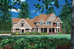 Luxury House Plan Front Image - Sutter Place Craftsman Home 011S-0026 - Shop House Plans and More