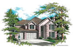 Sunbelt Home Plan Front of House 011S-0031