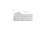 Sunbelt House Plan Rear Elevation - Swinton Traditional Home 011S-0031 - Shop House Plans and More
